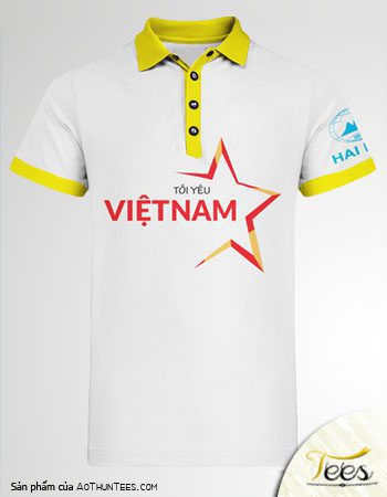 Mẫu áo thun đồng phục Tôi Yêu Việt Nam - Công ty Hải Minh - yeuvn haiminh