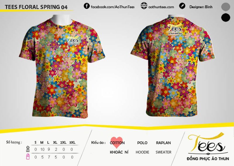 Floral T-shirt 04
