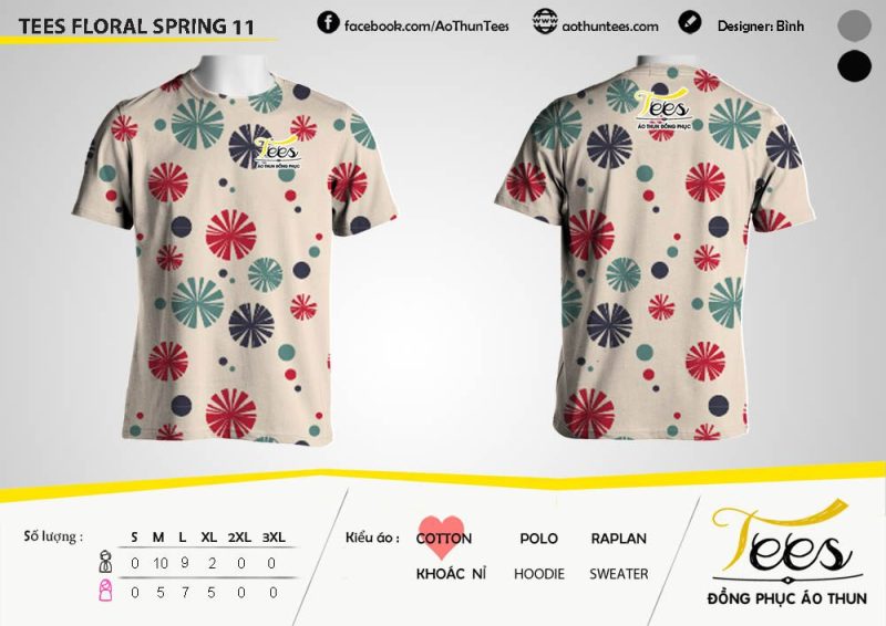 Floral T-shirt 11