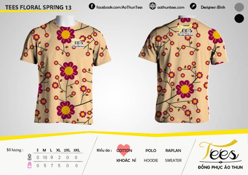 Floral T-shirt 13