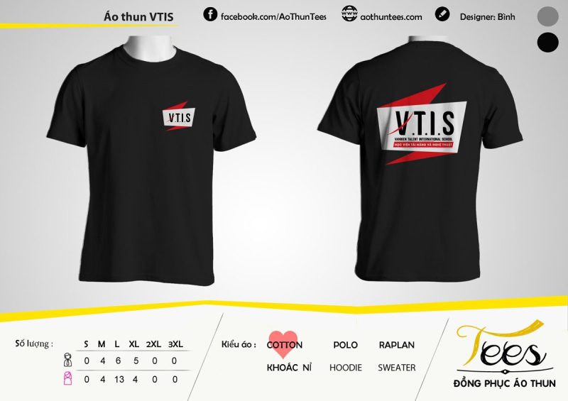 Áo đồng phục trường VTIS - VanHien Talent International School - VTIP
