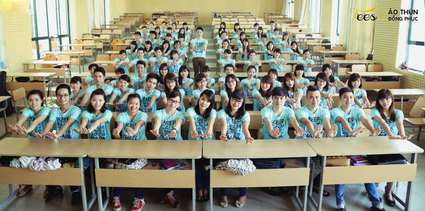 Sắc xanh áo thun lớp KH13HCH3 – Học viện Hành chính Quốc gia - KH13HCH3 14