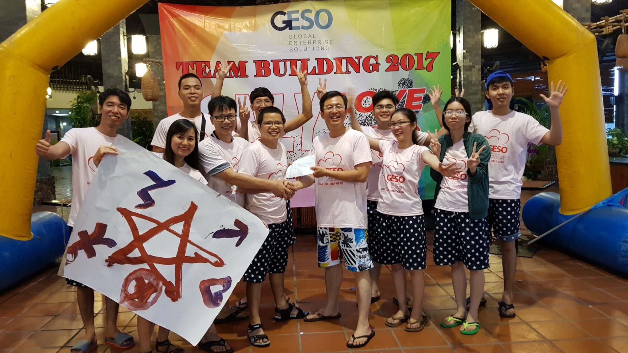 Áo thun team building - Công ty Geso - geso13