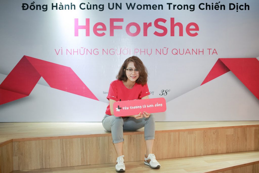 Áo thun sự kiện chiến dịch #HeForShe - UN Women Việt Nam - heforshe 5 An Nguy 3