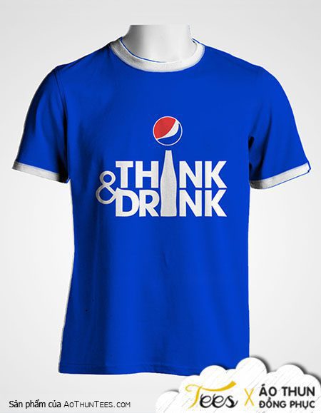 Áo thun sự kiện chiến dịch Think & Drink của PepsiCo - thinkdrinkpepsico