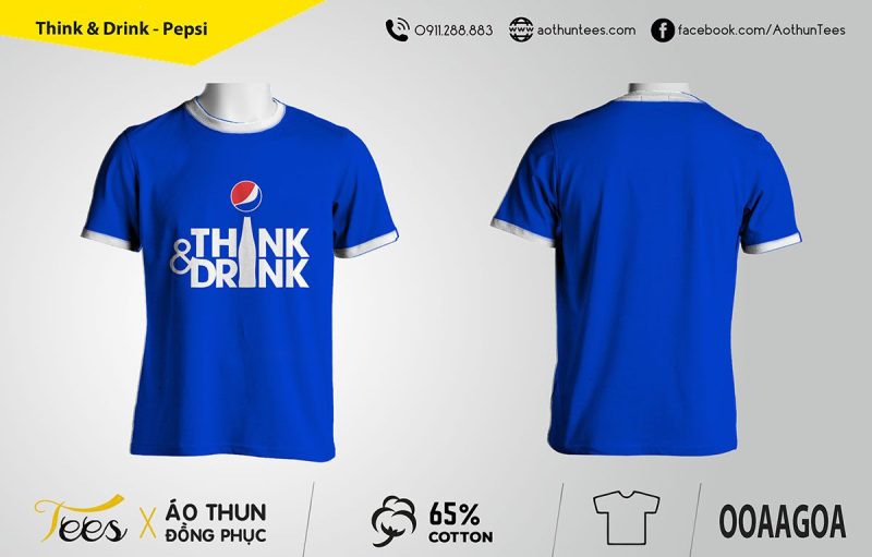 Áo thun Think & Drink - Pepsi Việt Nam - thinkdrinkpepsico2