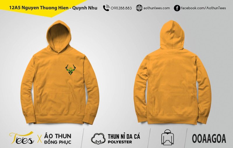Áo hoodie 12A5 trường THPT Nguyễn Thượng Hiền - 030. 12A5 Nguyen Thuong Hien Quynh Nhu