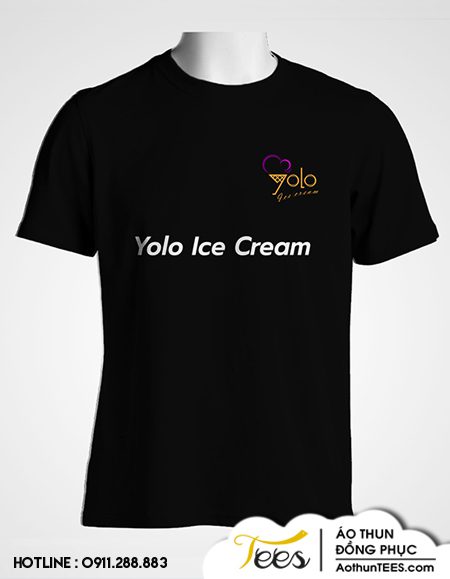 Áo thun đồng phục quán kem Yolo Ice Cream - 064. yolo Ice cream1