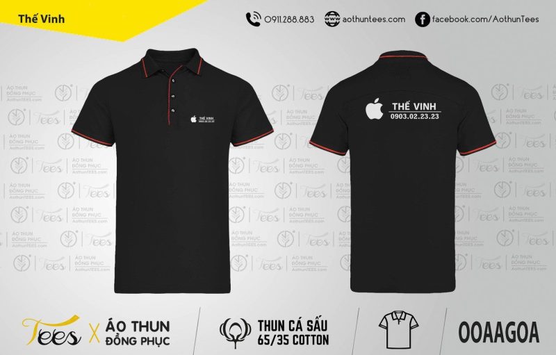 Áo thun đồng phục Cửa hàng Thế Vinh Apple - 108. The Vinh Apple