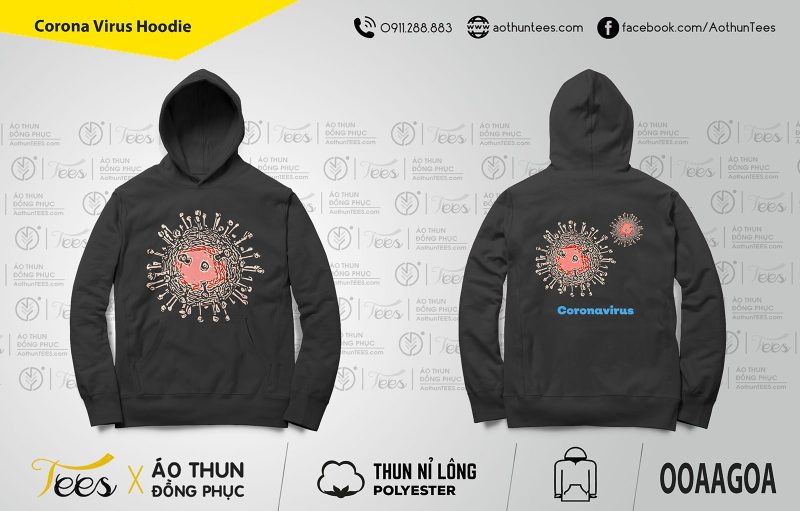 Áo hoodie Corona Virus - corona 05.2. Hoodie