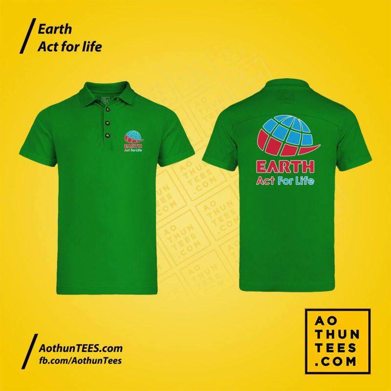 Áo thun đồng phục Earth Act for life - 042. Gift Act for life 02. Co tru Old2