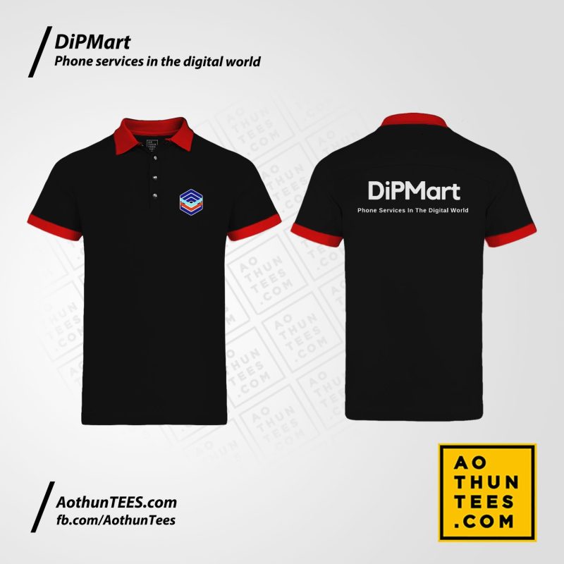Áo thun đồng phục DiPMart - Phone services in the digital world - fdfddf