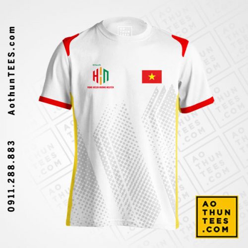 Giới thiệu sản phẩm áo thun đồng phục cổ tròn - Manulife Team Huong Nguyen 2