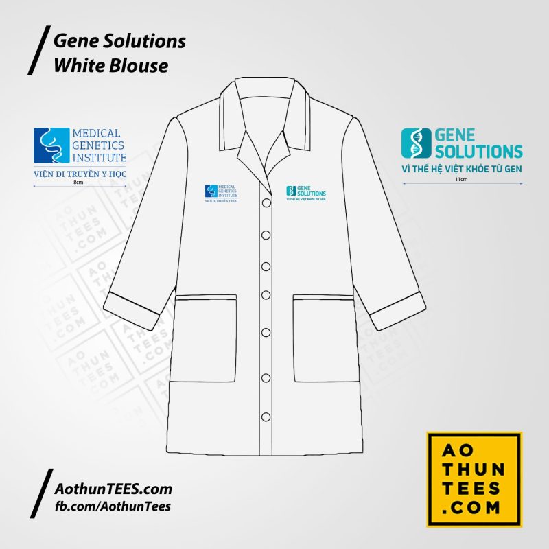 Áo blouse đồng phục Công ty Cổ phần giải pháp Gene - OK1