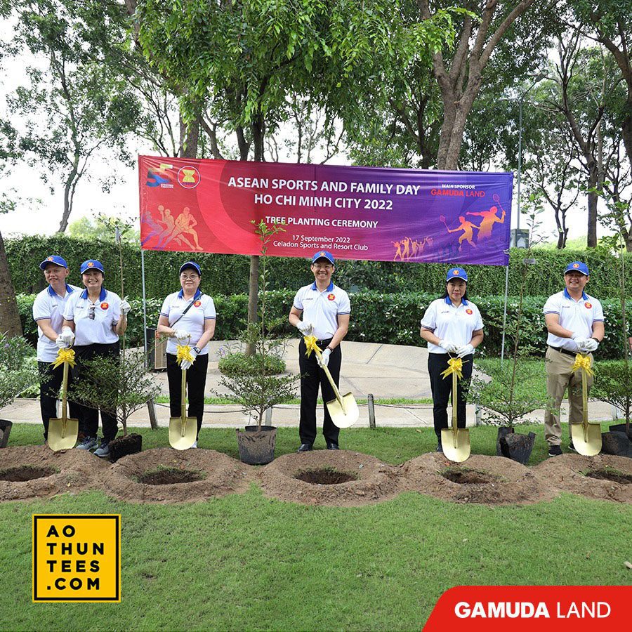 Áo thun đồng phục GAMUDA LAND sôi động ngày hội thể thao và gia đình - 2a Asia Family GAMUDA LAND VN