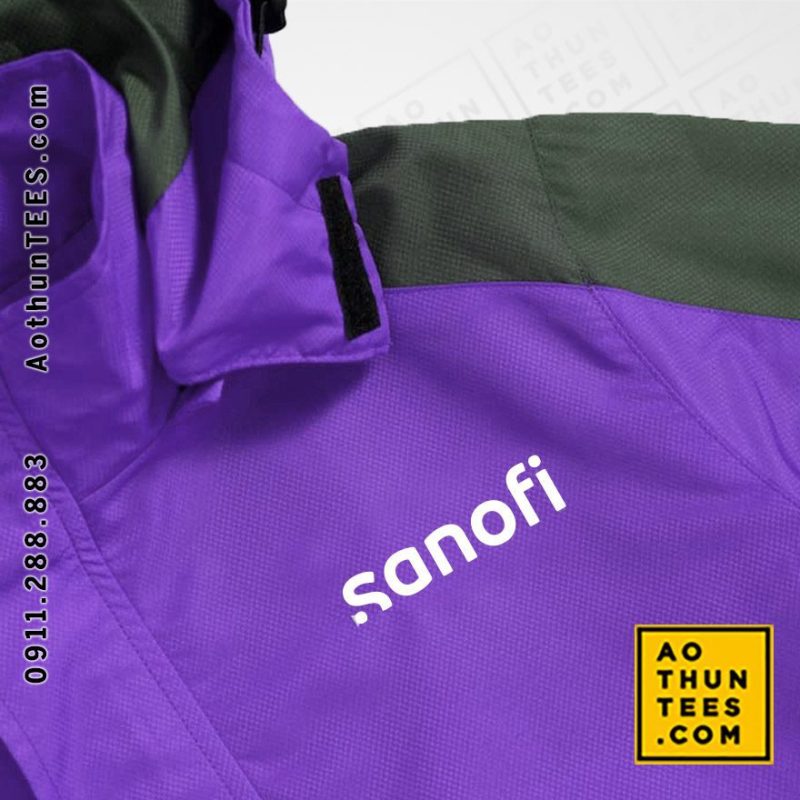 Áo khoác đồng phục Sanofi - Ao khoac dong phuc Sanofi Logo nguc